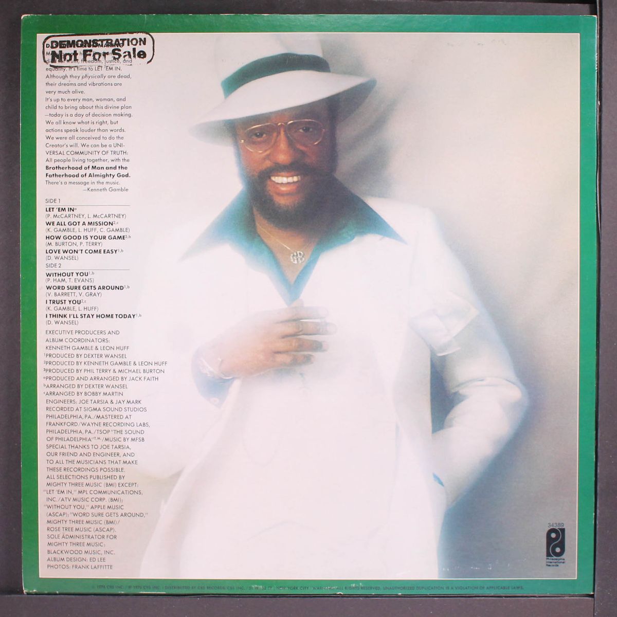 let 'em in by BILLY PAUL