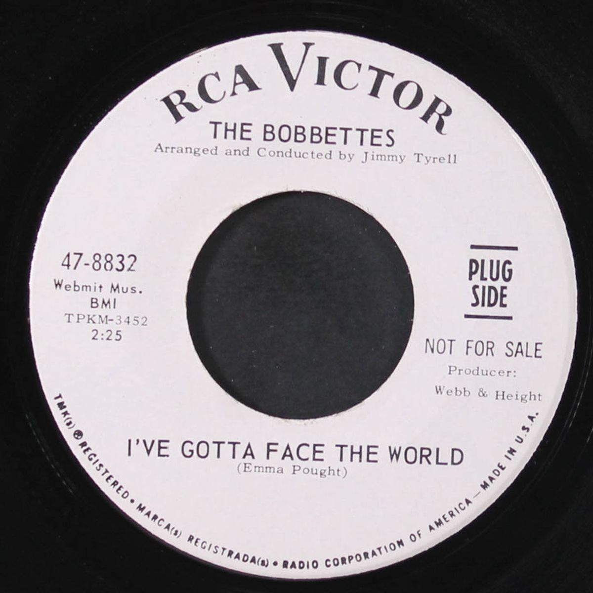 i've gotta face the world / having fun by BOBBETTES