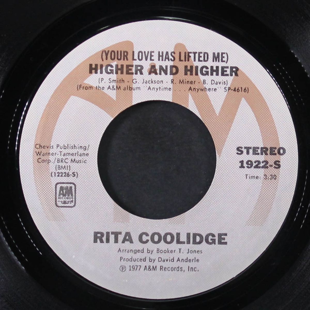 (your love has lifted me) higher & higher by RITA COOLIDGE