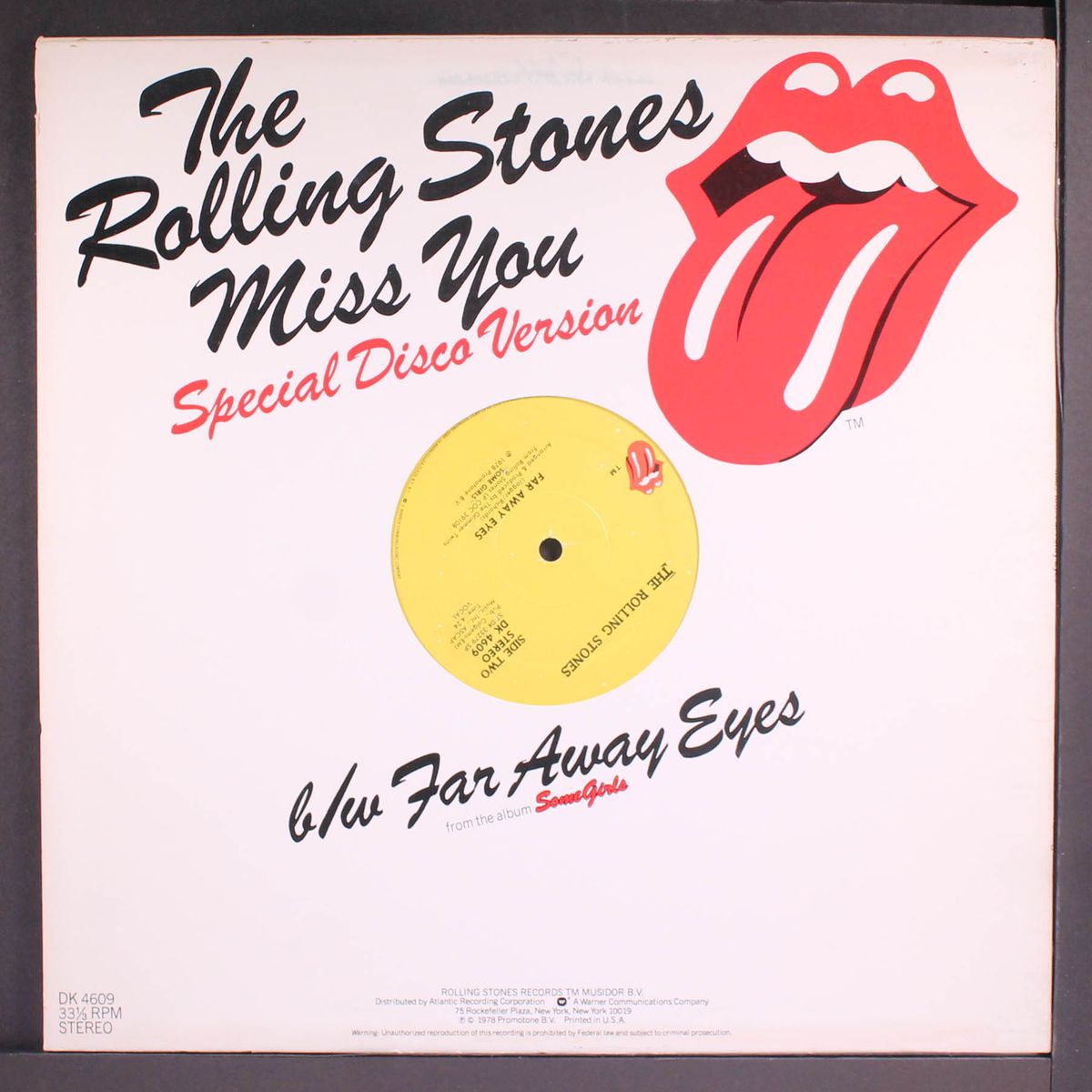 miss you / far away eyes by ROLLING STONES