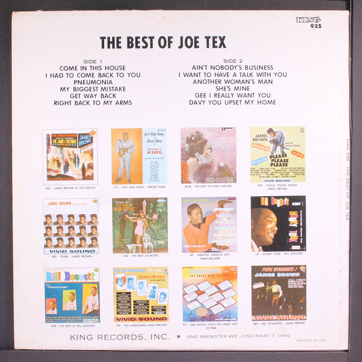 best of by JOE TEX