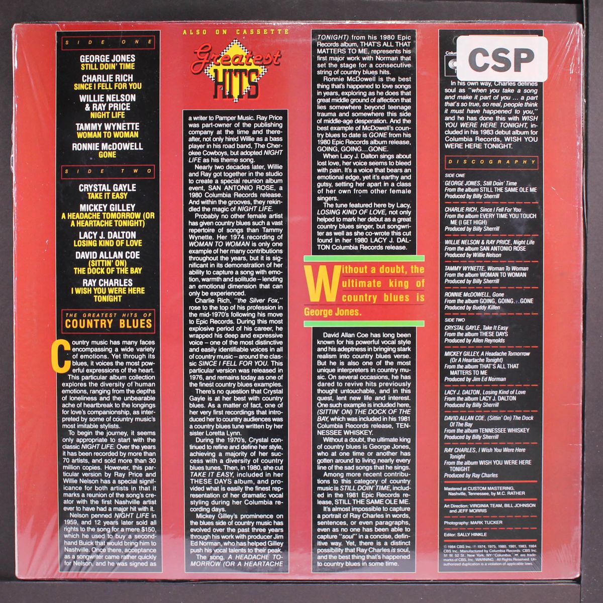 greatest hits of country blues by VARIOUS