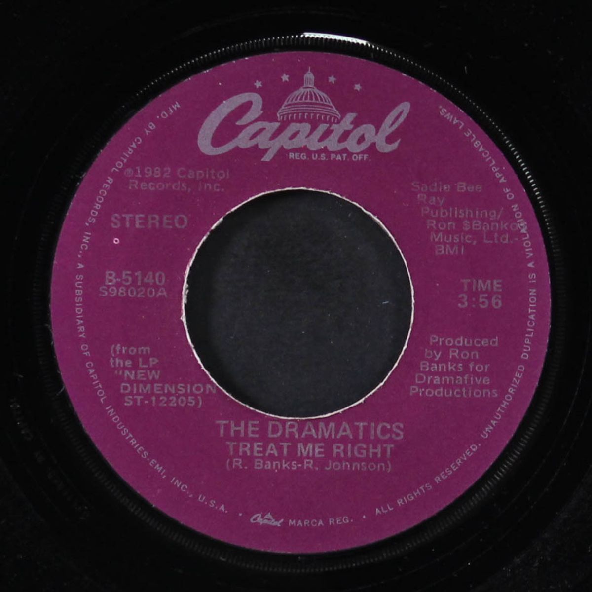 treat me right / night life by DRAMATICS