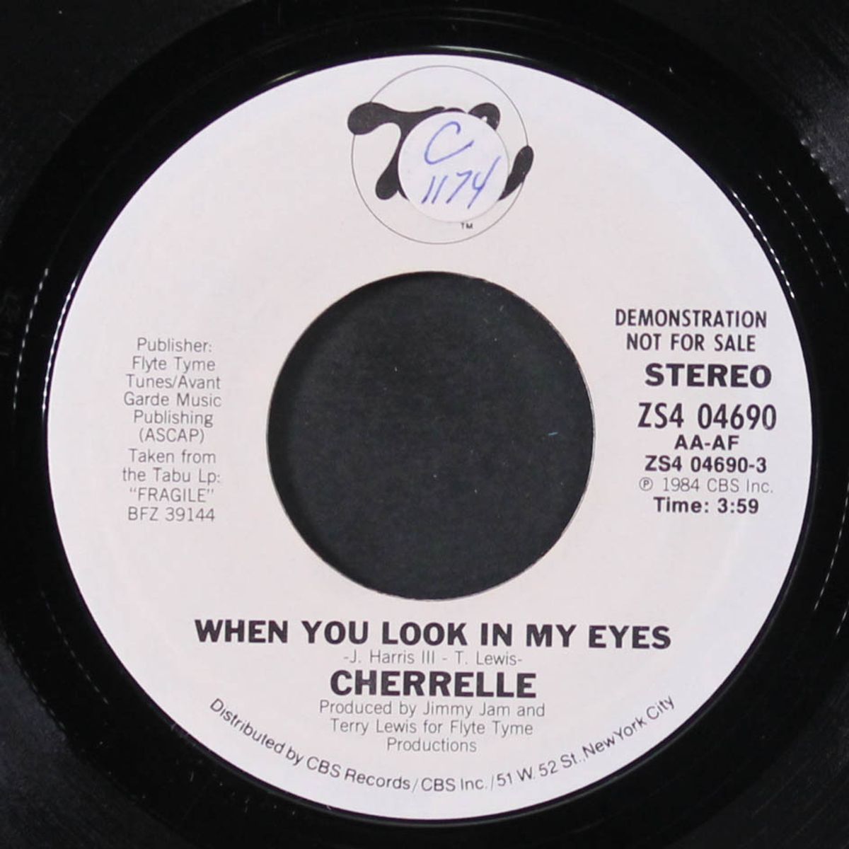 when you look in my eyes / same by CHERRELLE