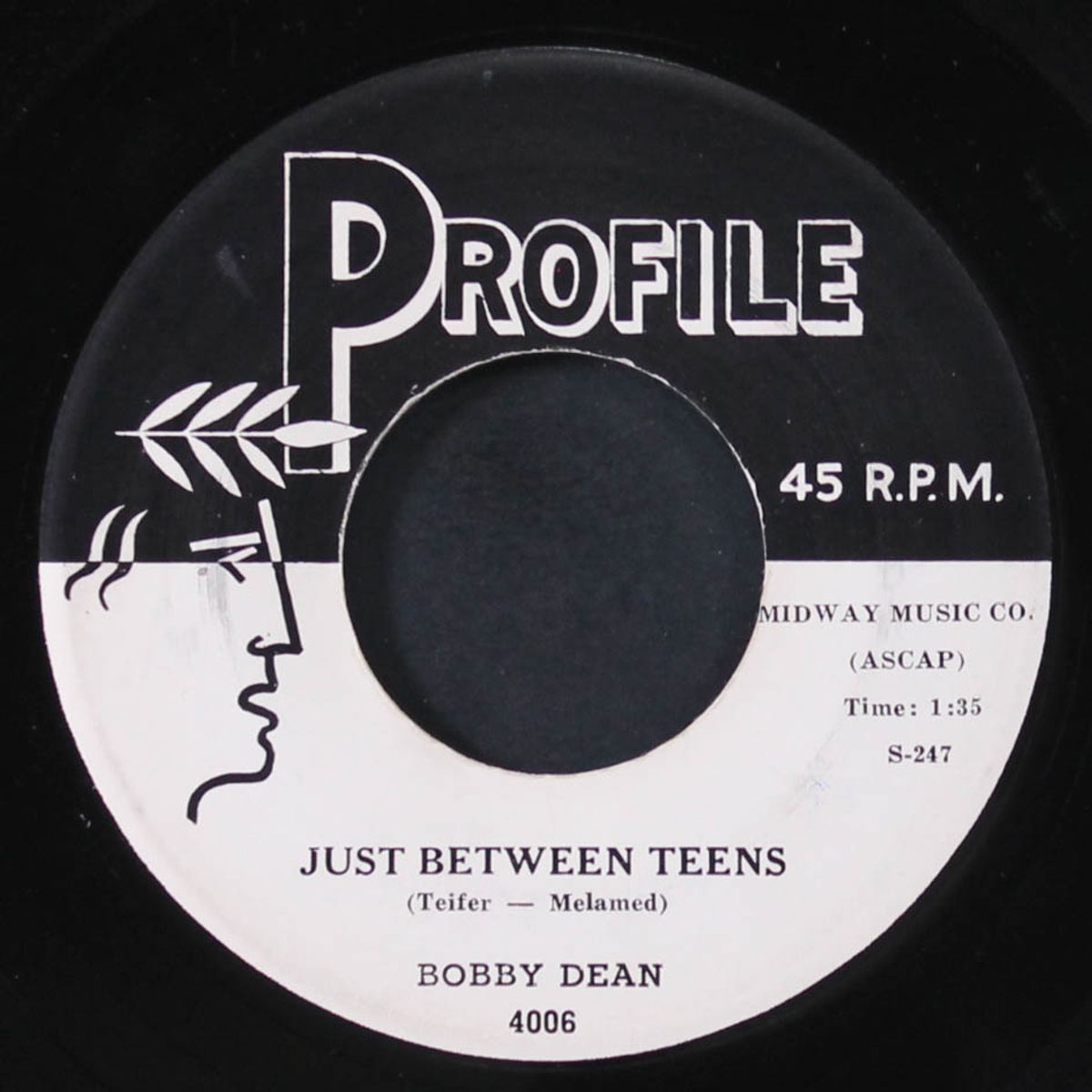 it's a fad, ma! / just between teens by BOBBY DEAN