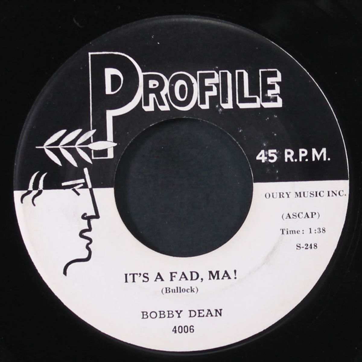 it's a fad, ma! / just between teens by BOBBY DEAN