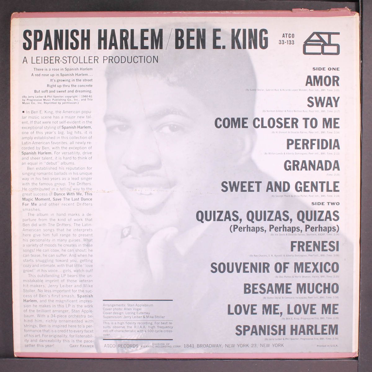 spanish harlem by BEN E. KING