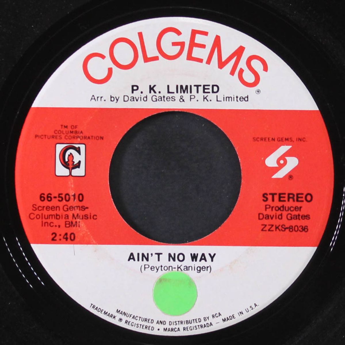 ain't no way / my imagination by P.K. LIMITED