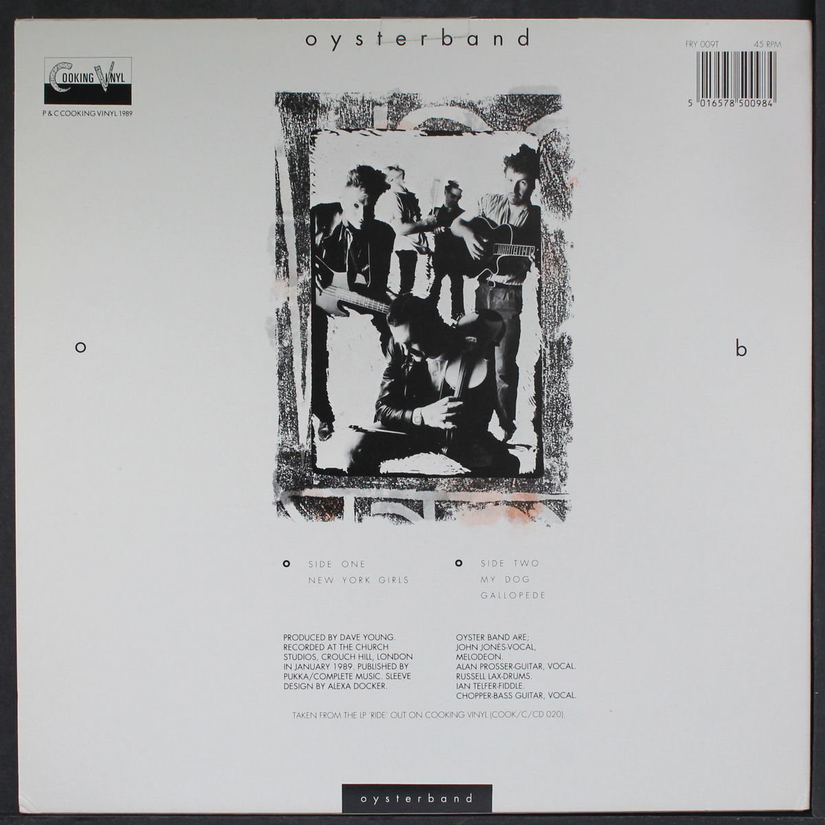 new york girls / my dog / gallopede by OYSTER BAND
