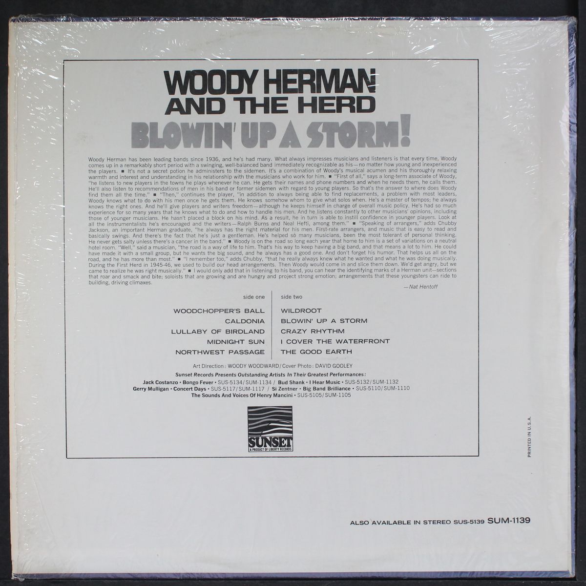 blowin' up a storm! by WOODY HERMAN