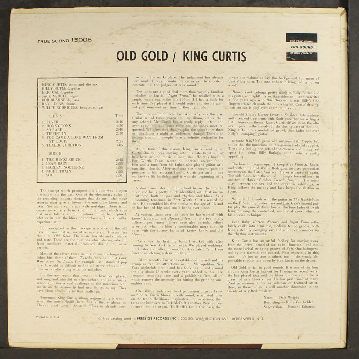 old gold by KING CURTIS