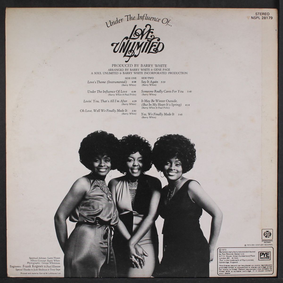under the influence of by LOVE UNLIMITED