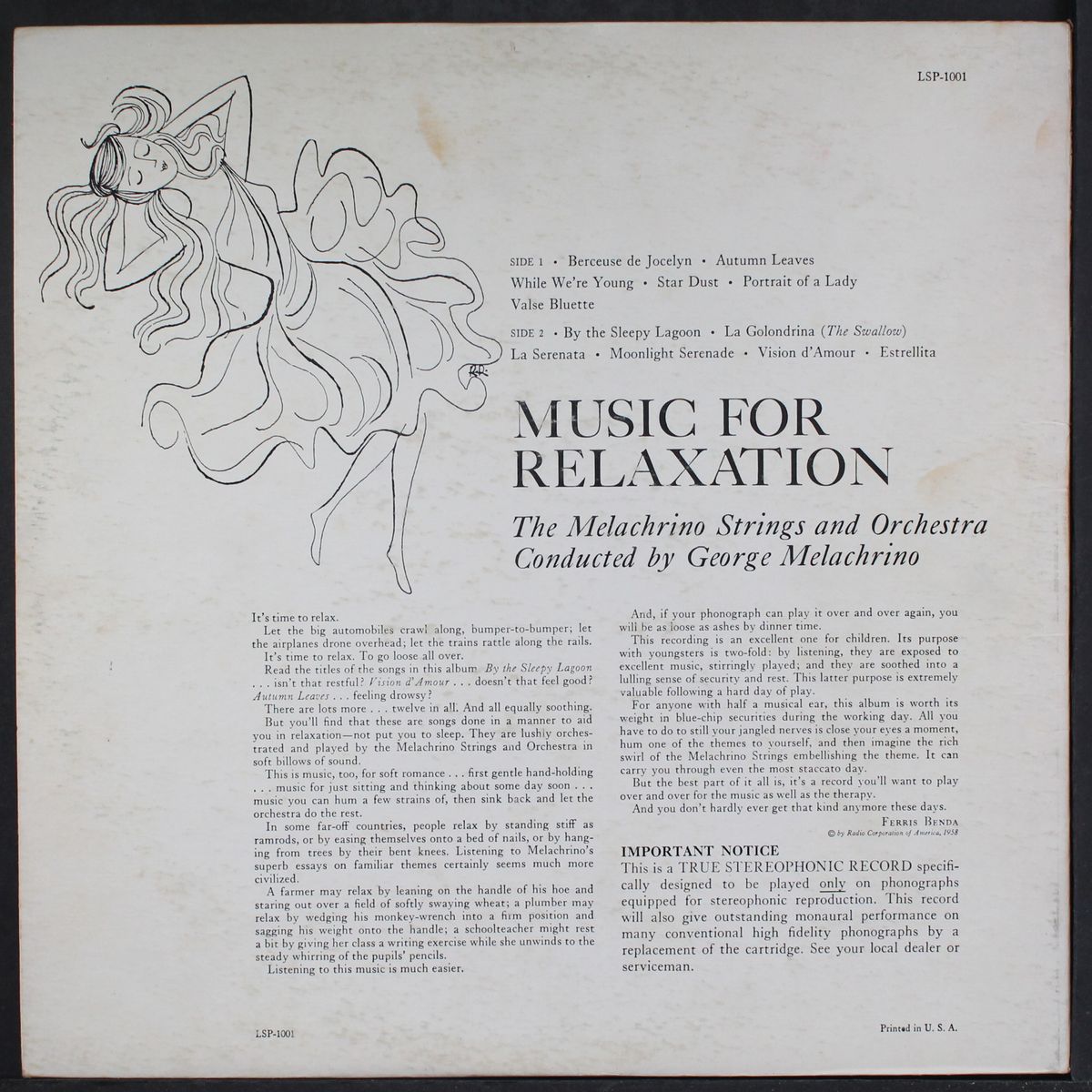 music for relaxation by MELACHRINO STRINGS