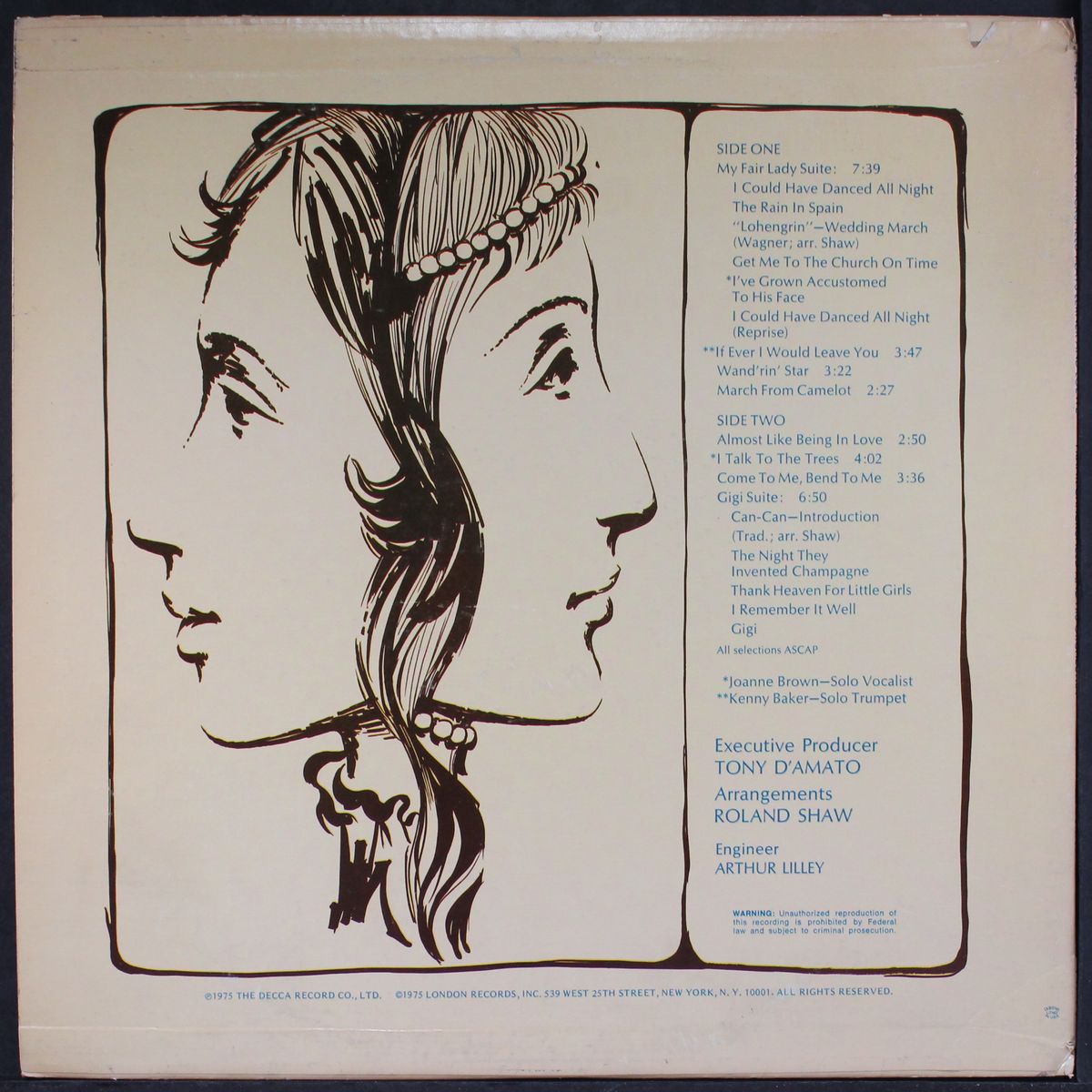 plays lerner & loewe by FRANK CHACKSFIELD