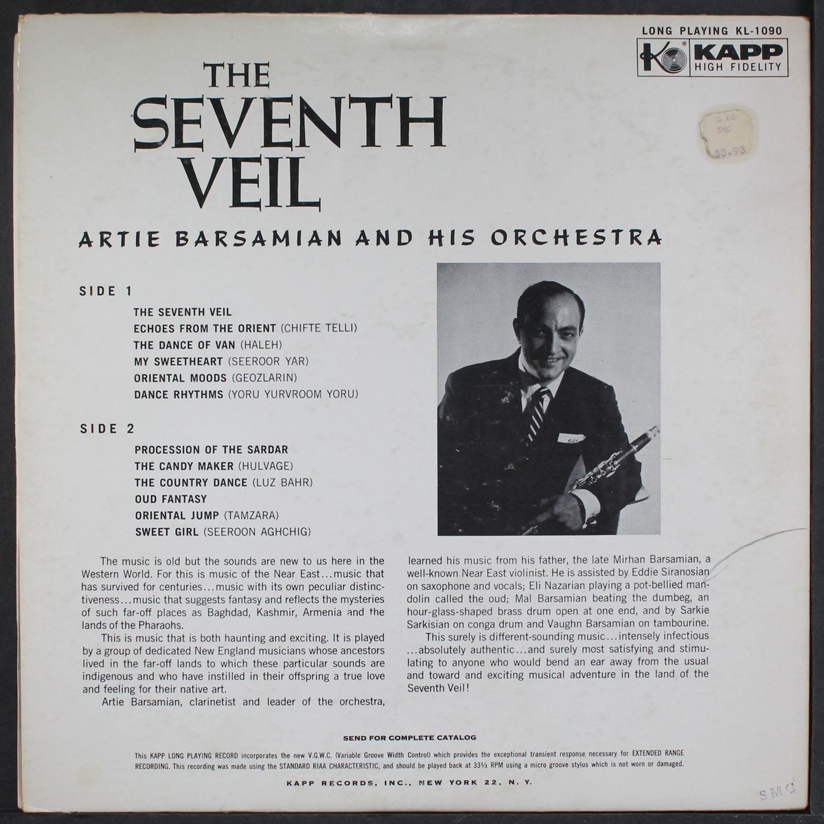 the seventh veil by ARTIE BARSAMIAN