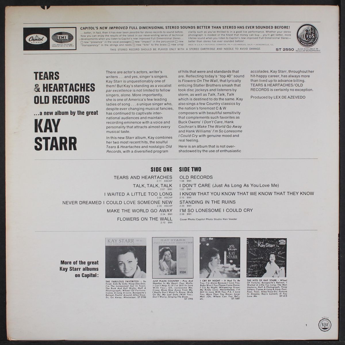 tears & heartaches / old records by KAY STARR