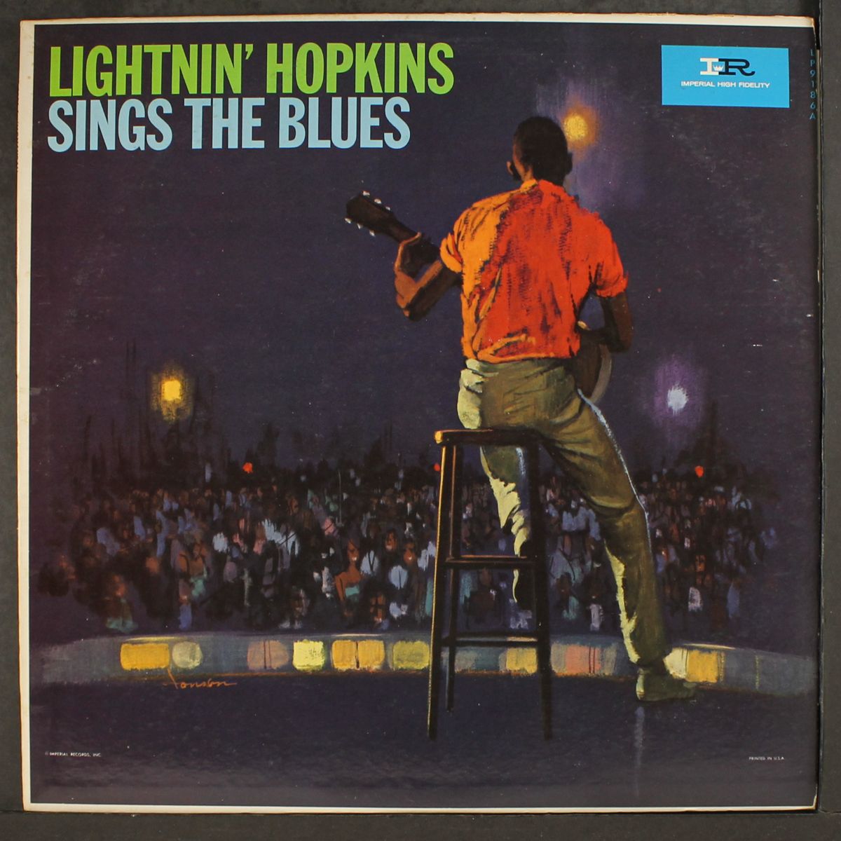 sings the blues by LIGHTNIN' HOPKINS