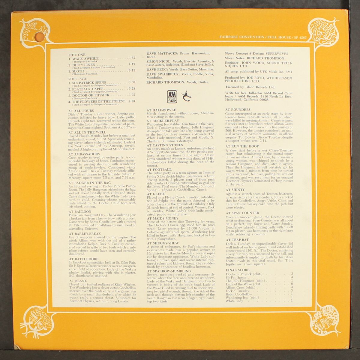 full house by FAIRPORT CONVENTION