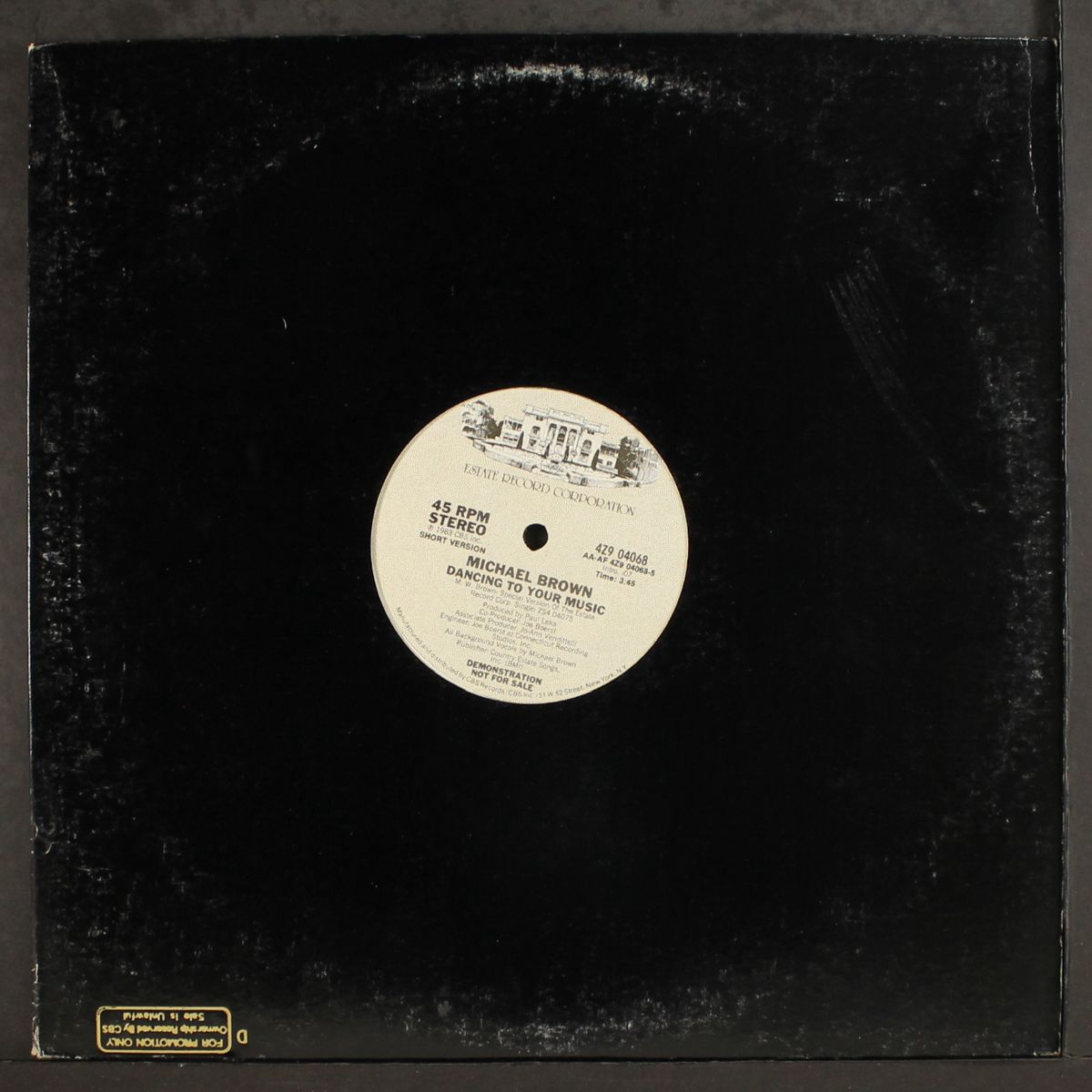 dancing to your music by MICHAEL BROWN
