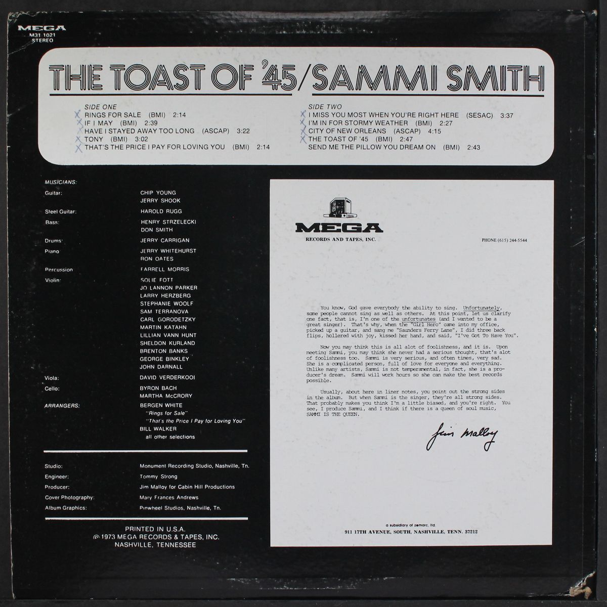 toast of '45 by SAMMI SMITH