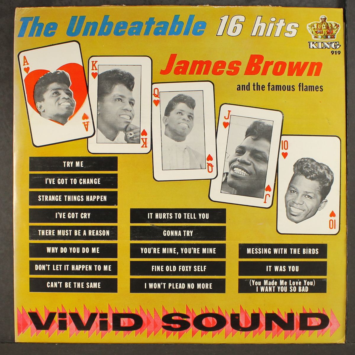 the unbeatable 16 hits by JAMES BROWN