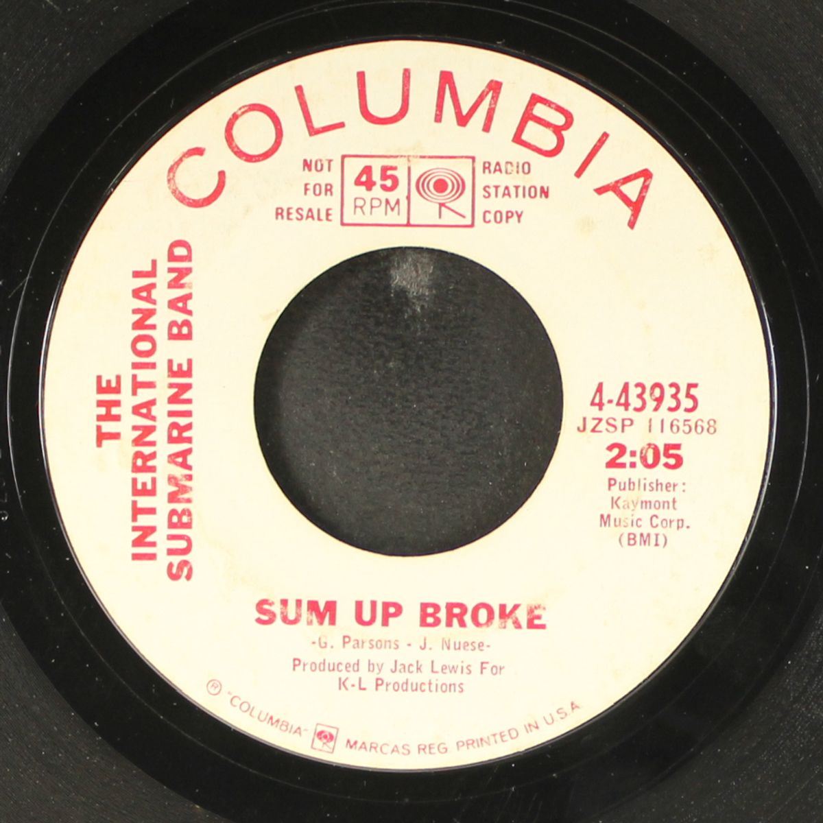 sum up broke / one day week by INTERNATIONAL SUBMARINE BAND