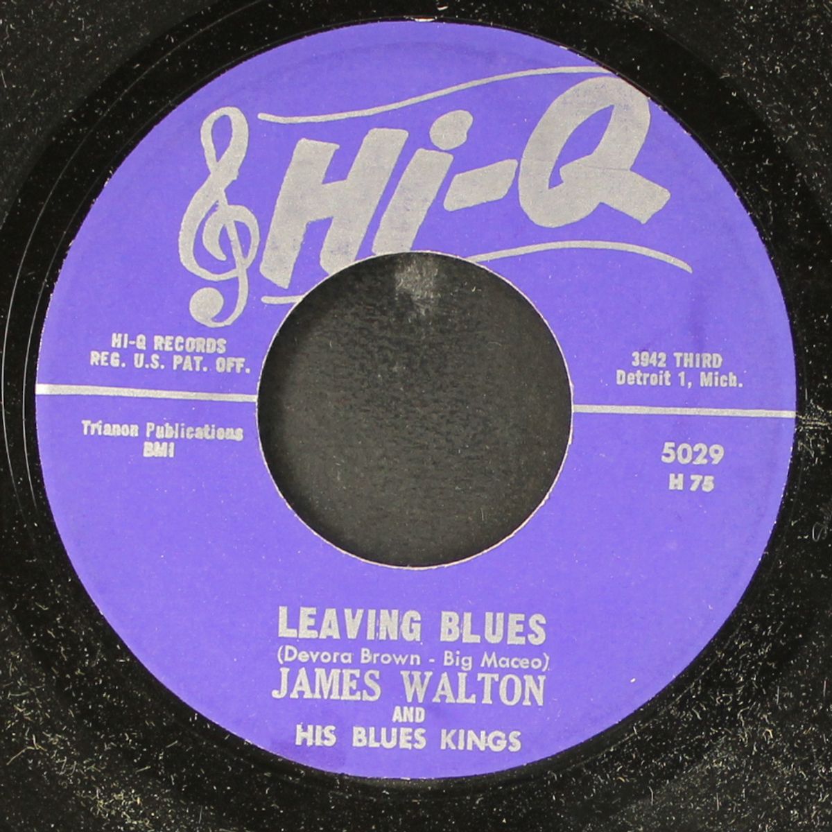 miss jessie james / leaving blues by JAMES WALTON & BLUES KINGS