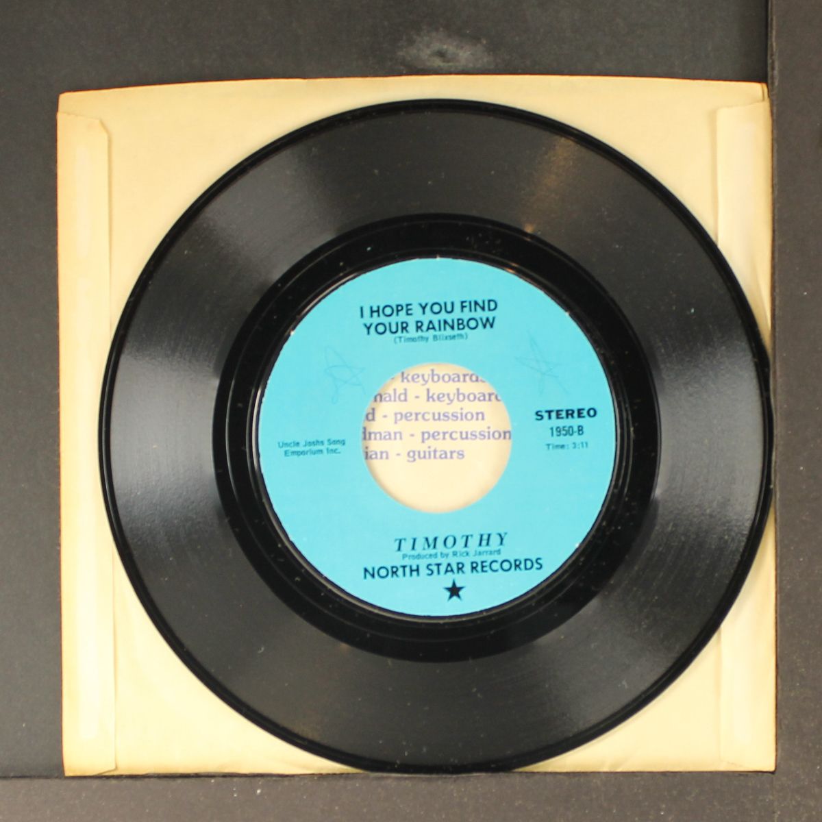 your love rolled all over me / i hope you find your rainbow by TIMOTHY