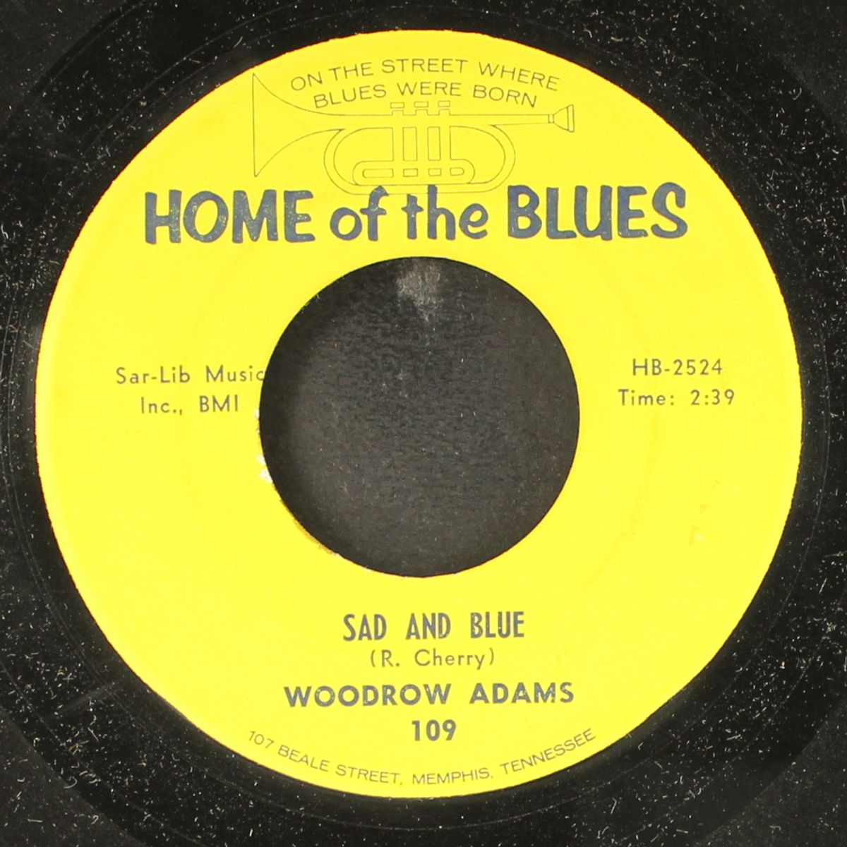 something on my mind / sad and blue by WOODROW ADAMS