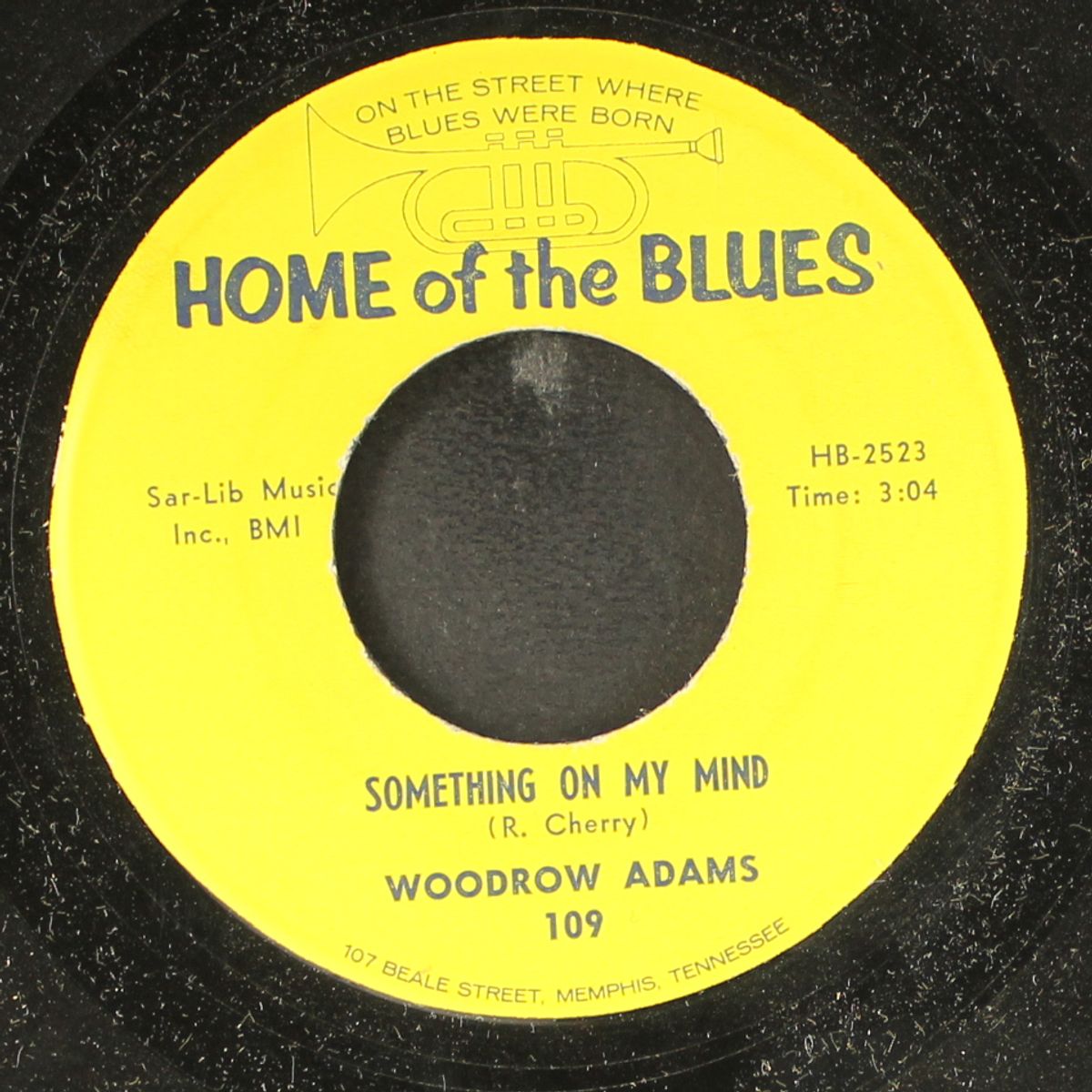 something on my mind / sad and blue by WOODROW ADAMS