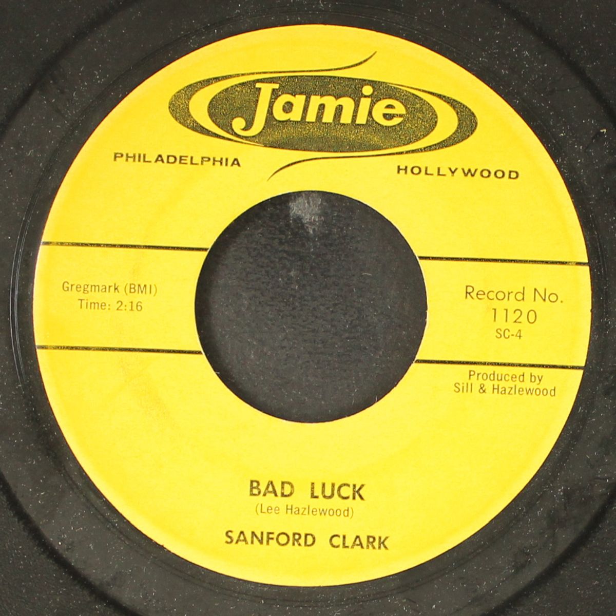 my jealousy / bad luck by SANFORD CLARK