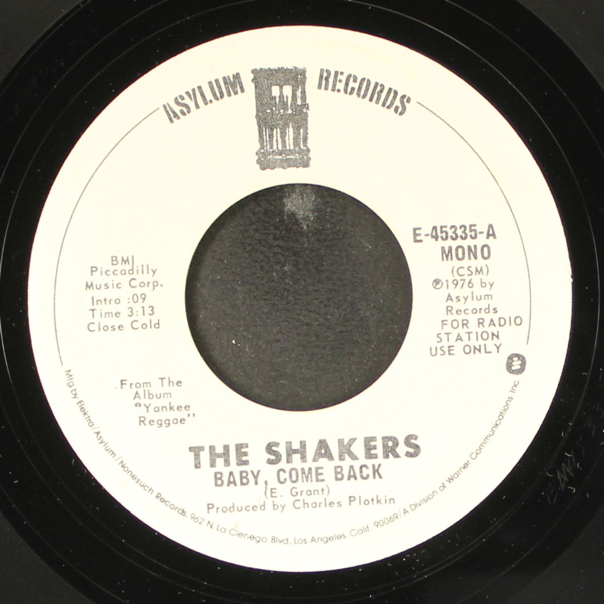 baby, come back / mono by SHAKERS