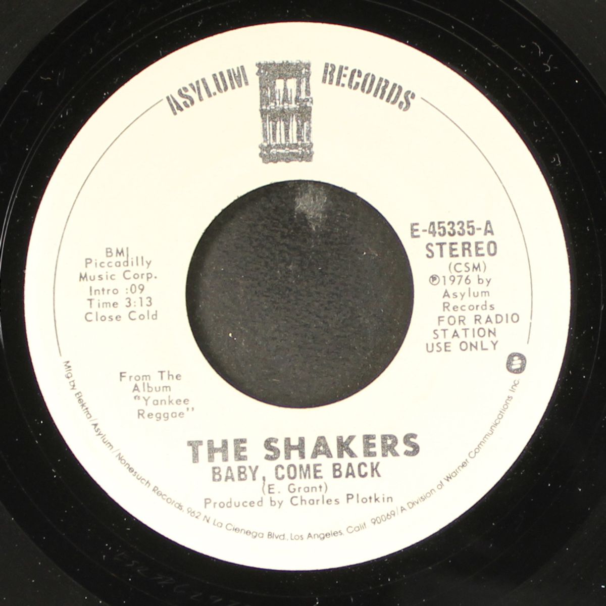 baby, come back / mono by SHAKERS