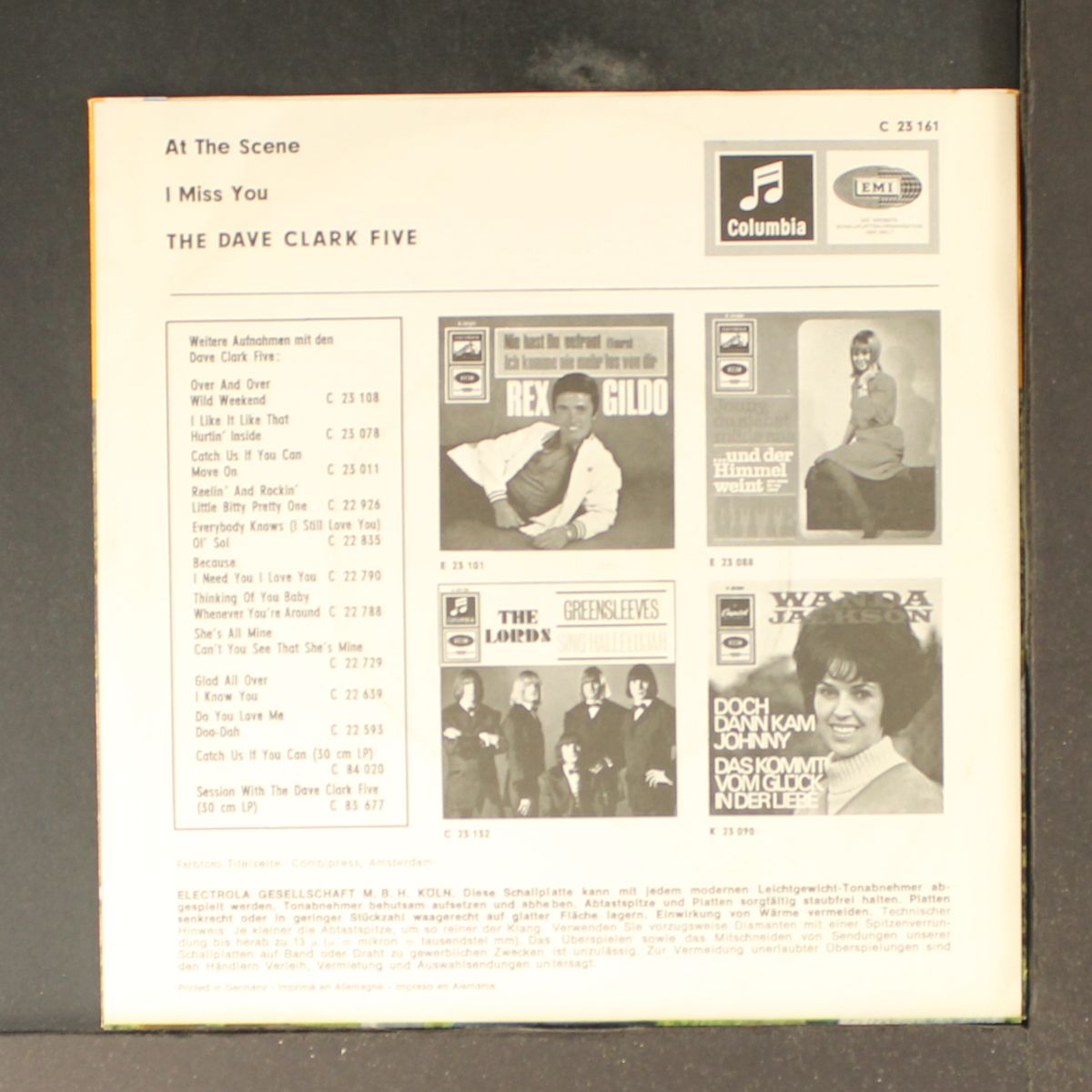 at the scene / i miss you by DAVE CLARK FIVE