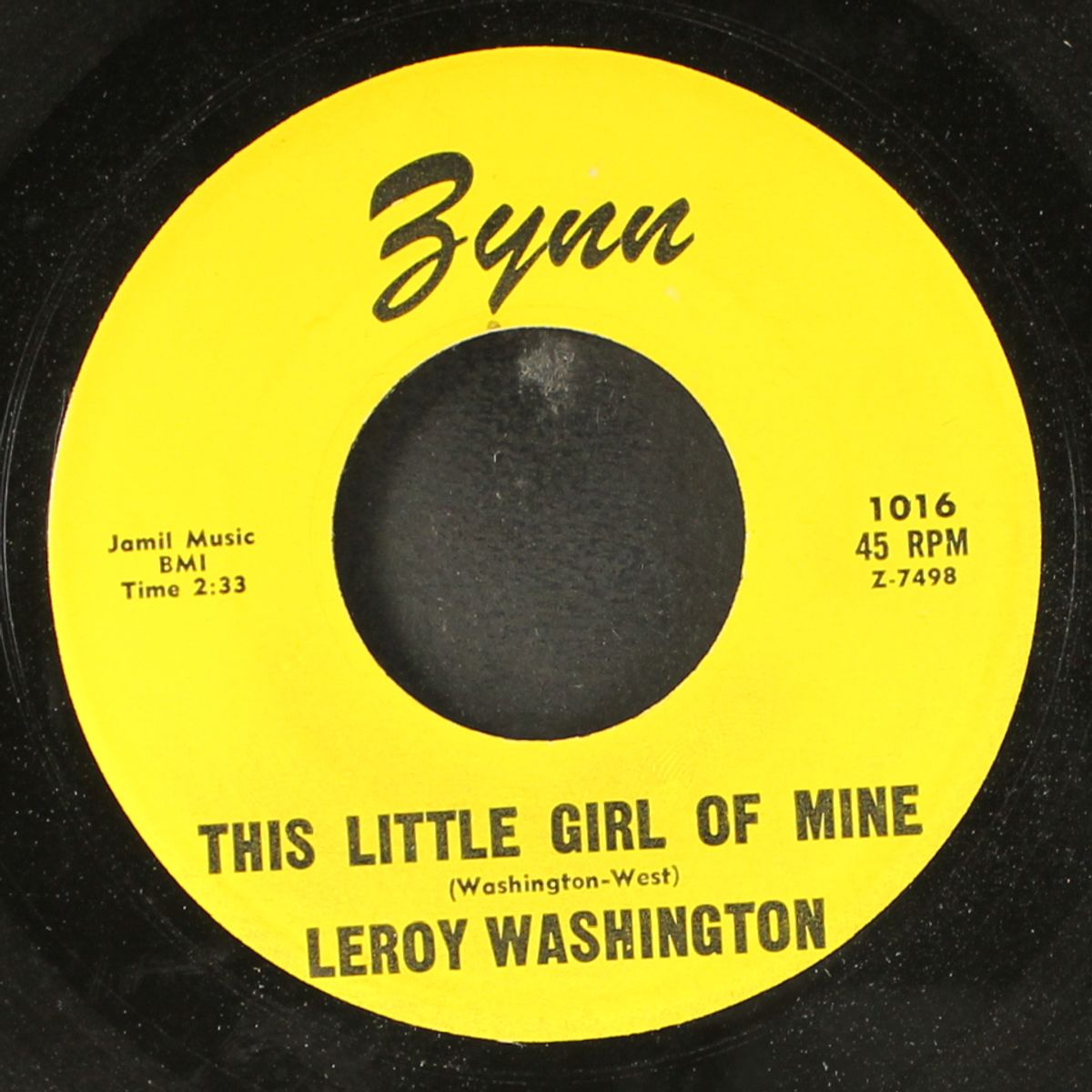 this little girl of mine / everyday by LEROY WASHINGTON