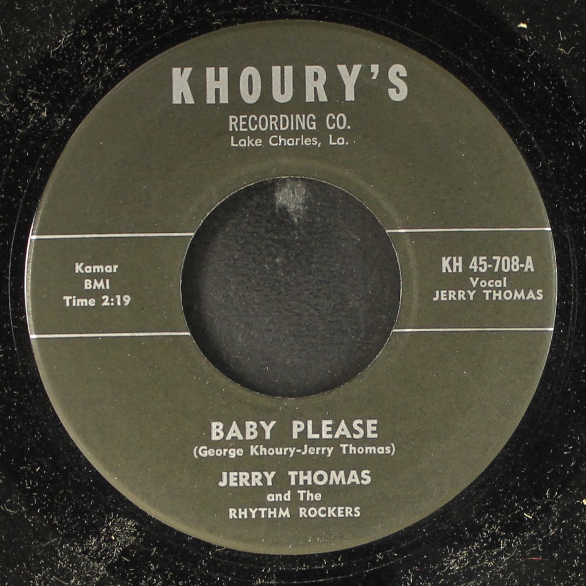 baby please / tell me by JERRY THOMAS & RHYTHM ROCKERS
