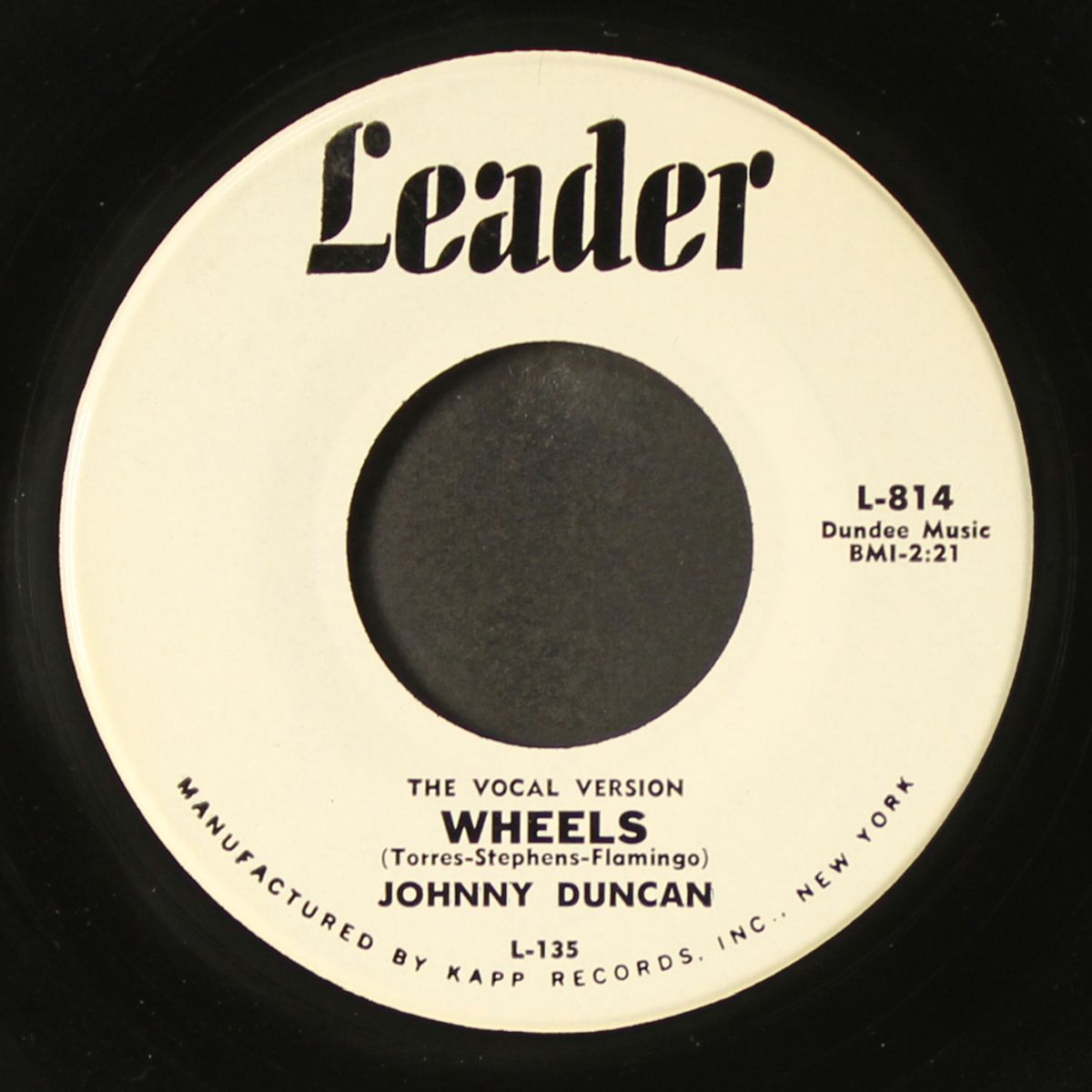 wheels / raindrops by JOHNNY DUNCAN