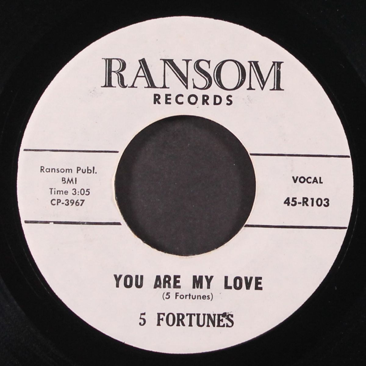 you are my love / time out for love by 5 FORTUNES