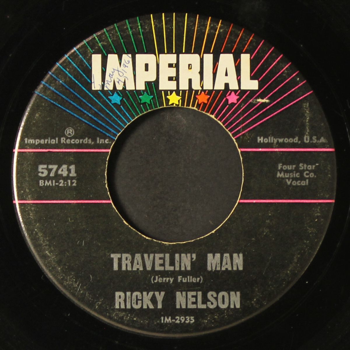 travelin' man / hello mary lou by RICKY NELSON