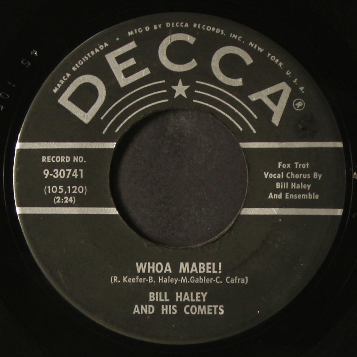 whoa mabel! / chiquita linda by BILL HALEY