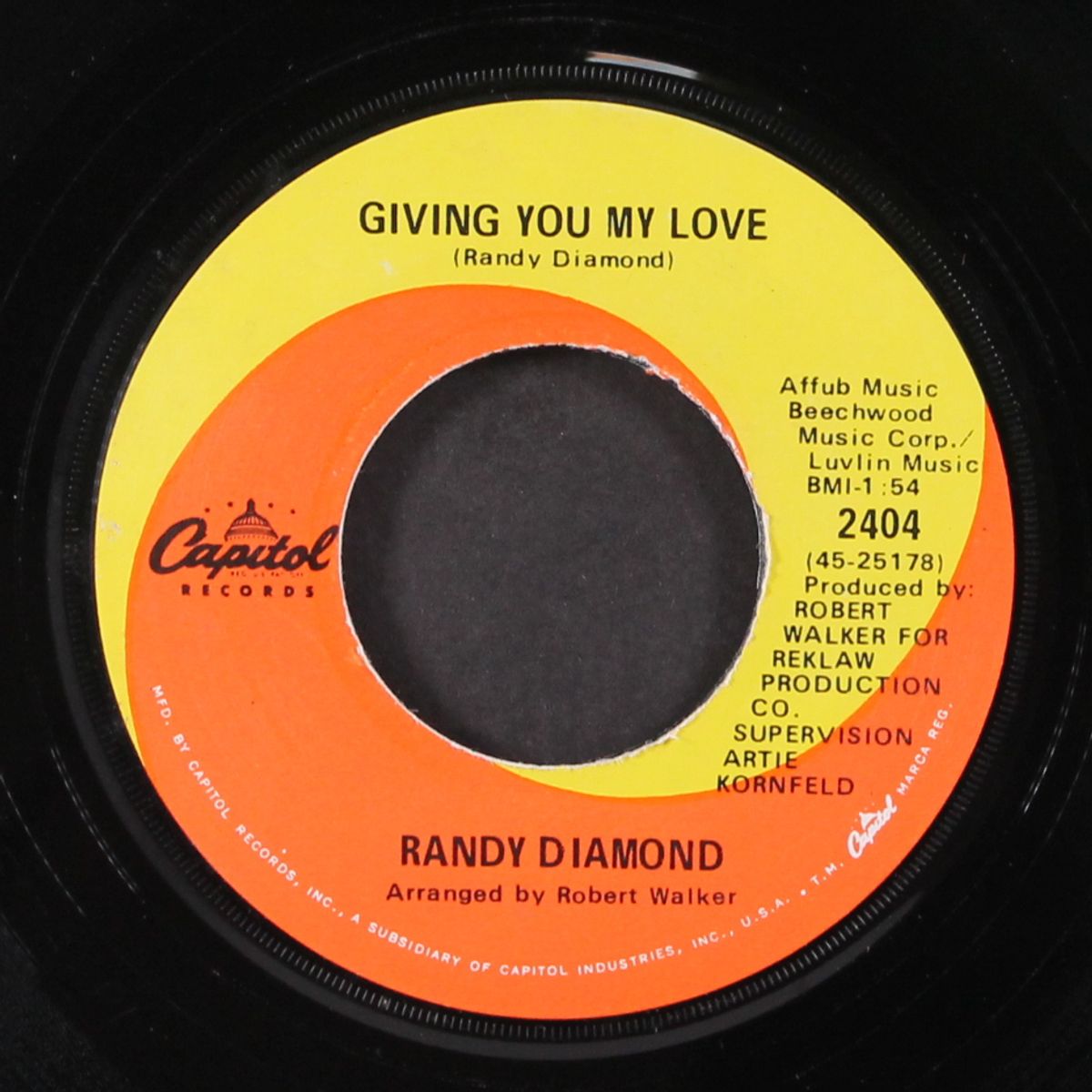 i can't live without you / giving you my love by RANDY DIAMOND