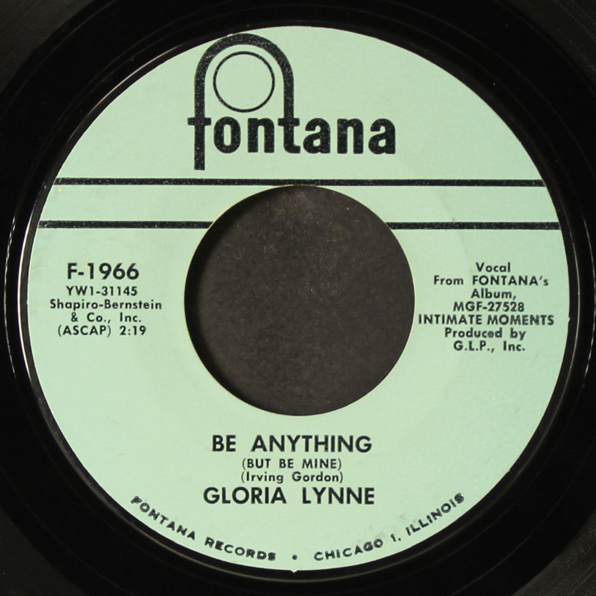 soul serenade / be anything by GLORIA LYNNE