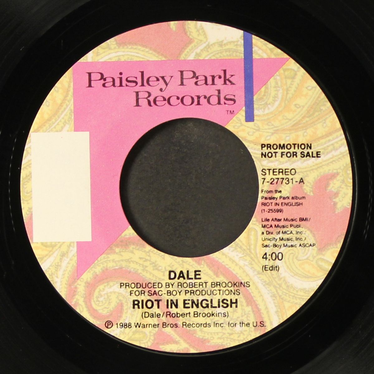 riot in english / same by DALE