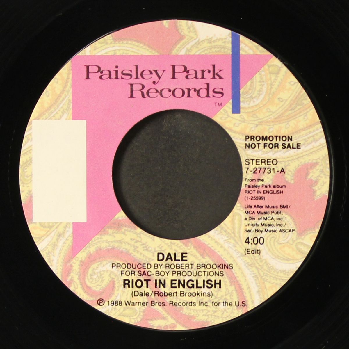 riot in english / same by DALE