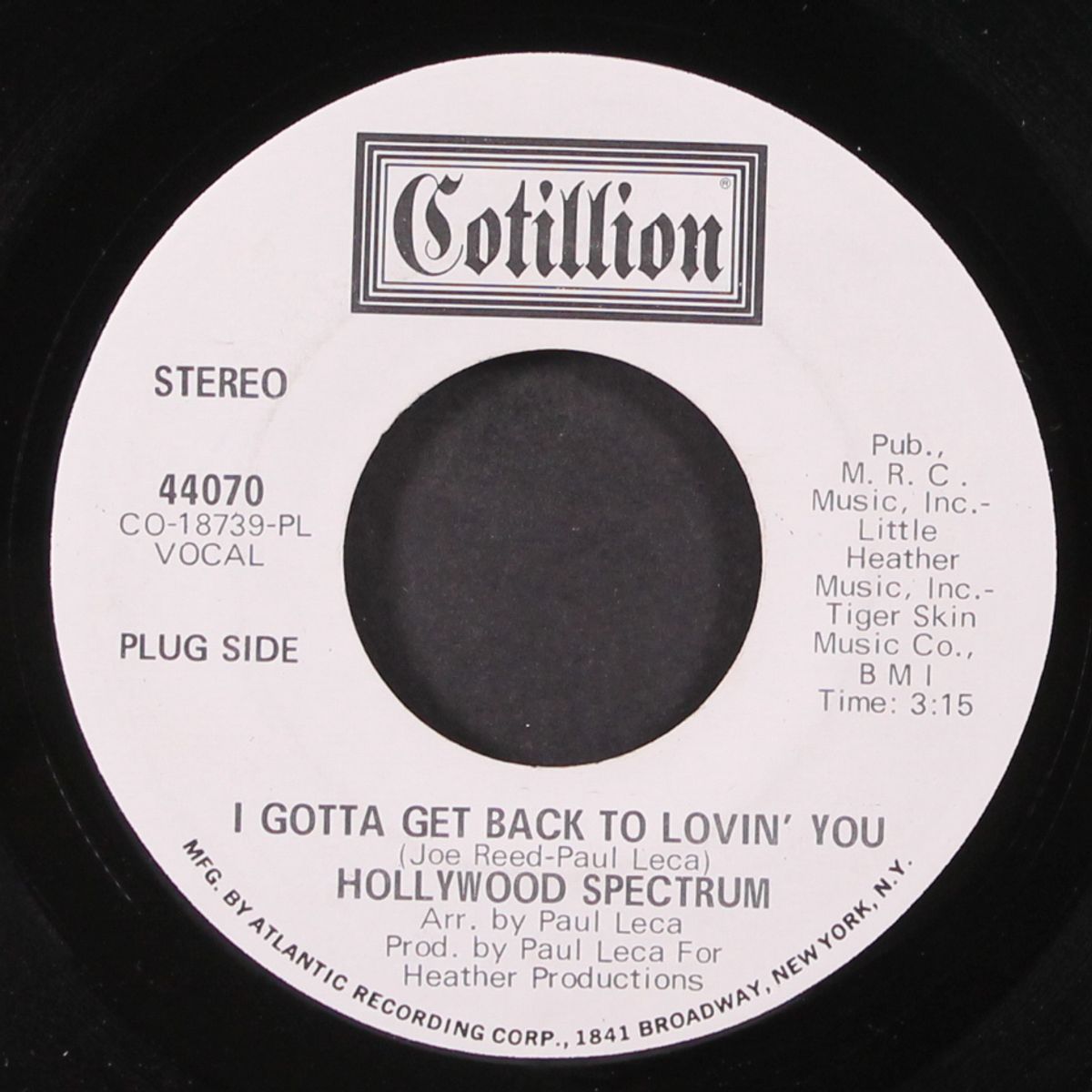 i gotta get back to lovin' you / mono by HOLLYWOOD SPECTRUM