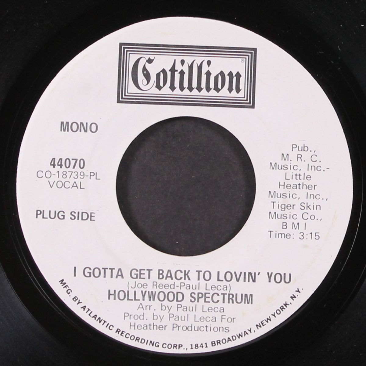 i gotta get back to lovin' you / mono by HOLLYWOOD SPECTRUM