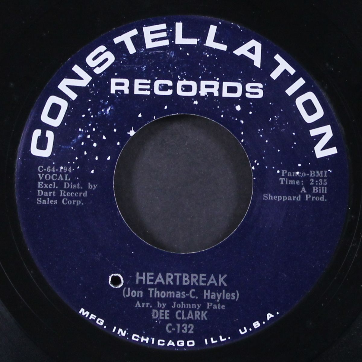 heartbreak / warm summer breezes by DEE CLARK