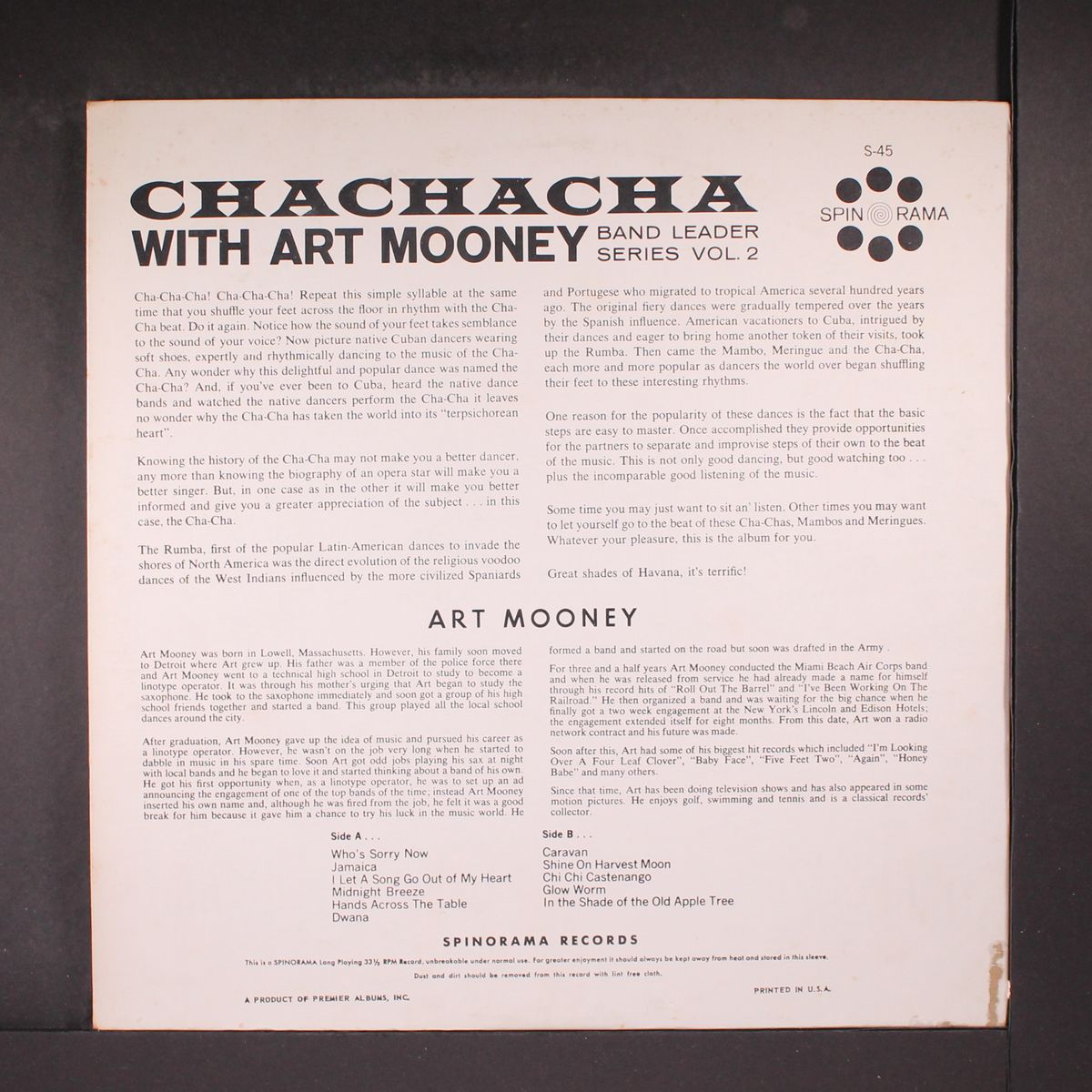 cha cha cha by ART MOONEY