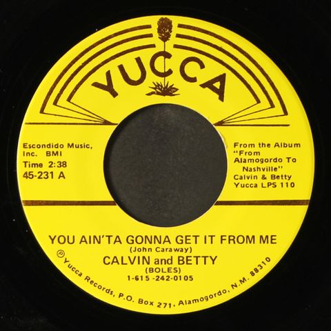 CALVIN & BETTY BOLES