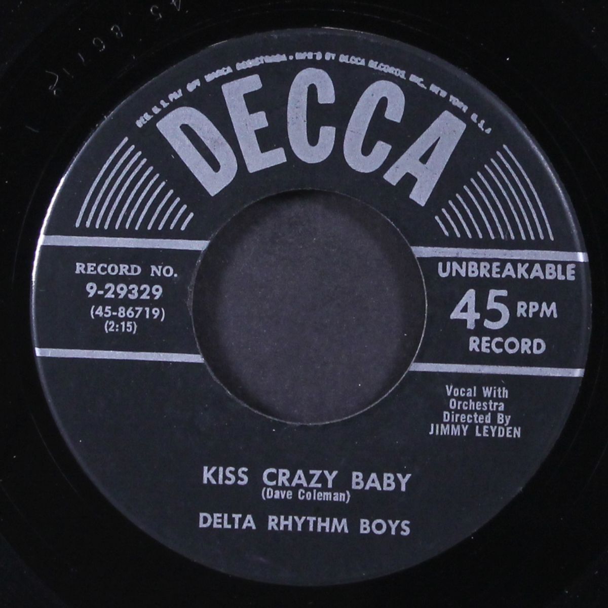 kiss crazy baby by DELTA RHYTHM BOYS